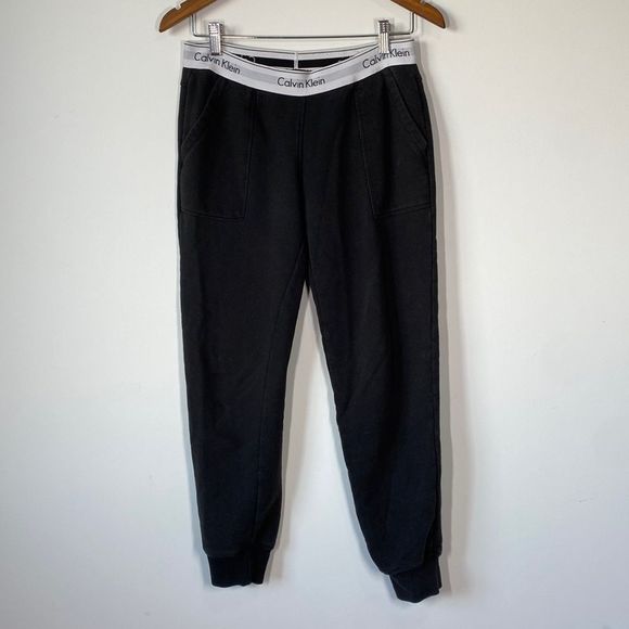 Calvin Klein Black Jogger Sz S - Picture 1 of 6